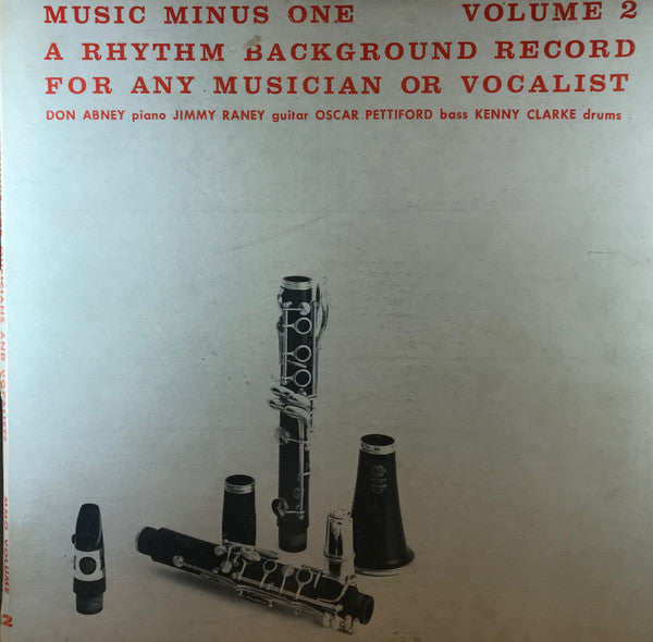 Don Abney, Jimmy Raney, Oscar Pettiford, Kenny Clarke : Music Minus One Volume 2 A Rhythm Record For Any Musician Or Instrument (LP, Album, Mono)