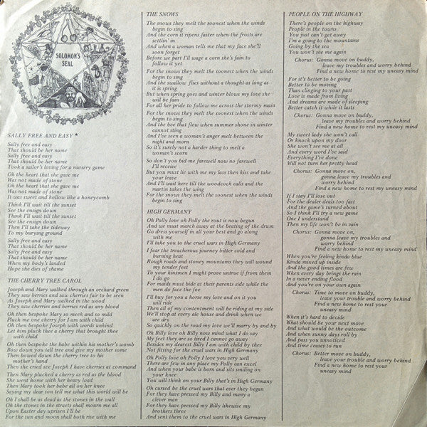 The Pentangle ~ Solomon's Seal (Vinyl) - Djungel & Jazz