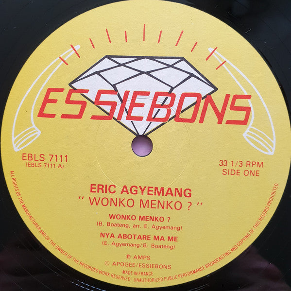 Eric Agyemang ~ Wonko Menko? (Vinyl) - Djungel & Jazz