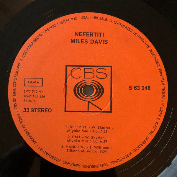 Miles Davis ~ Nefertiti (Vinyl) - Djungel & Jazz