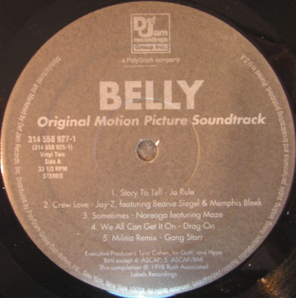 Various ~ Belly - Original Motion Picture Soundtrack (Vinyl) - Djungel & Jazz