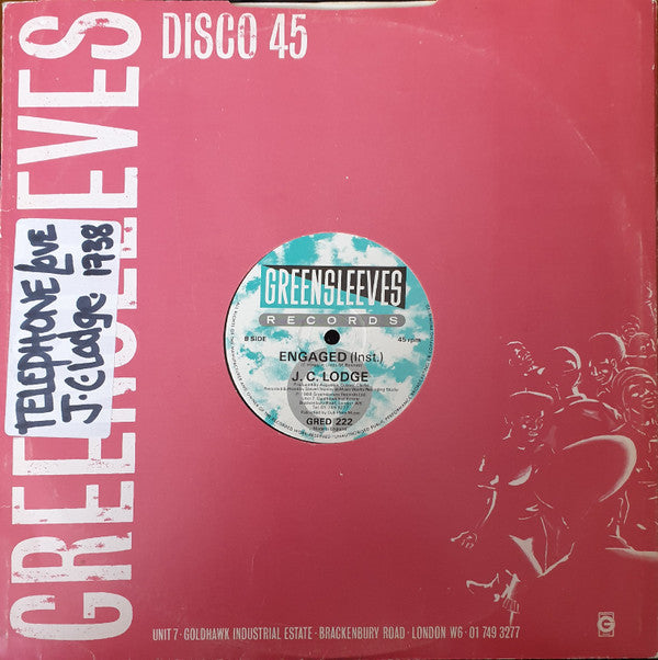 J. C. Lodge* : Telephone Love / Engaged (12")