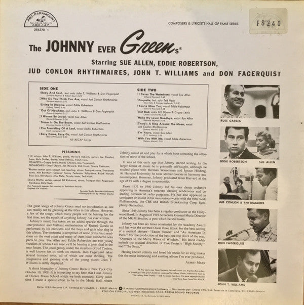 Russell Garcia ~ The Johnny Ever Greens (Vinyl) - Djungel & Jazz