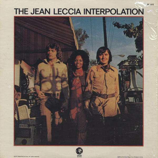 The Jean Leccia Interpolation ~ The Jean Leccia Interpolation (Vinyl) - Djungel & Jazz