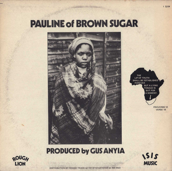 Pauline Of Brown Sugar* With Dambala, Roy Alias Horns, Freddie Alias Lungs : Me And My Dread (12")