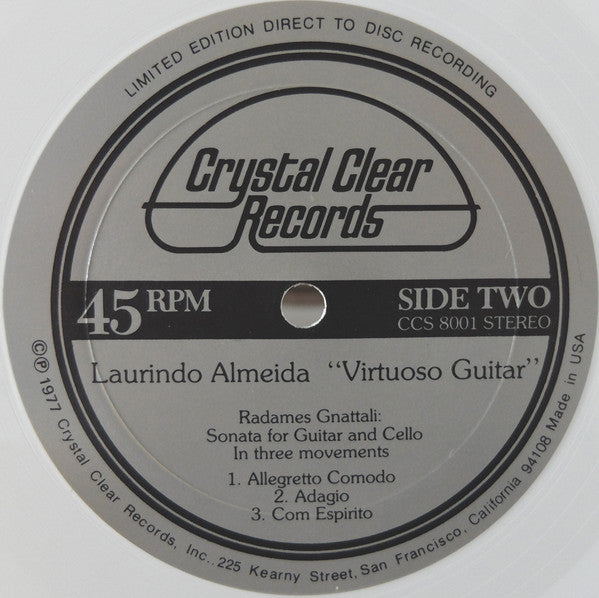 Laurindo Almeida ~ Virtuoso Guitar (Vinyl) - Djungel & Jazz