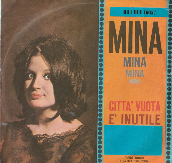 Mina  ~ Città Vuota / Ѐ Inutile (Vinyl) - Djungel & Jazz