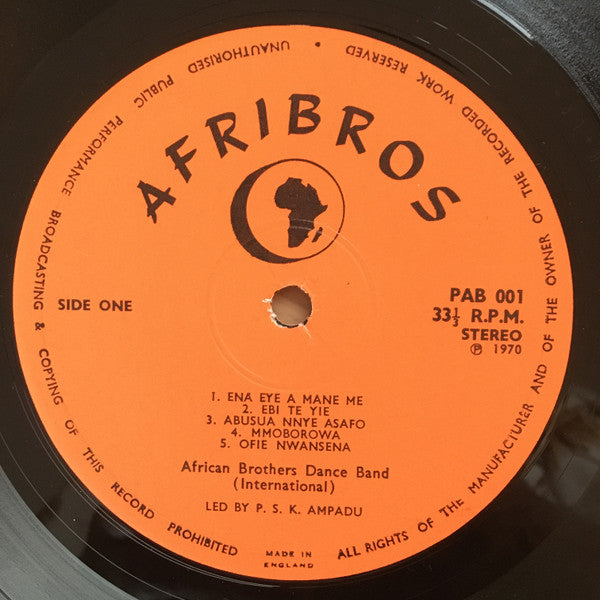 African Brothers Dance Band (International) ~ African Brothers Dance Band (International) (Vinyl) - Djungel & Jazz