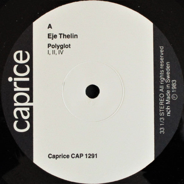 Eje Thelin : Polyglot (LP, Album)