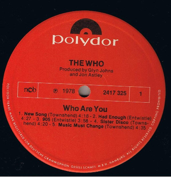 The Who ~ Who Are You (Vinyl) - Djungel & Jazz