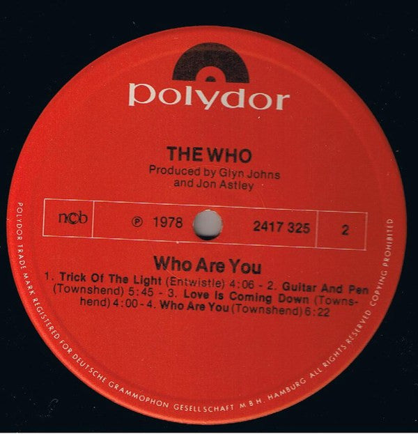 The Who ~ Who Are You (Vinyl) - Djungel & Jazz