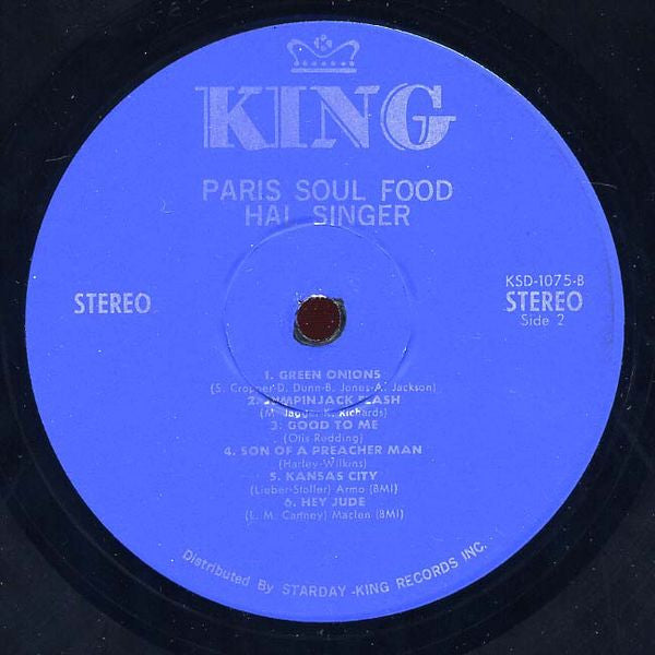 Hal Singer ~ Paris Soul Food (Vinyl) - Djungel & Jazz