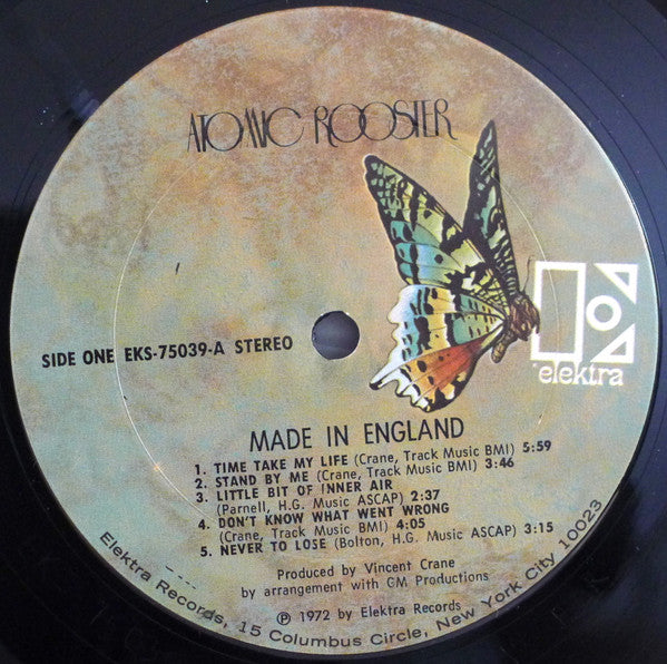 Atomic Rooster ~ Made In England (Vinyl) - Djungel & Jazz