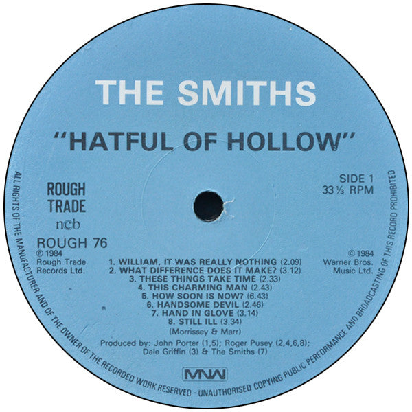 The Smiths ~ Hatful Of Hollow (Vinyl) - Djungel & Jazz