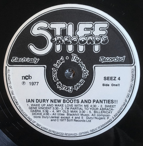Ian Dury : New Boots And Panties!! (LP, Album)