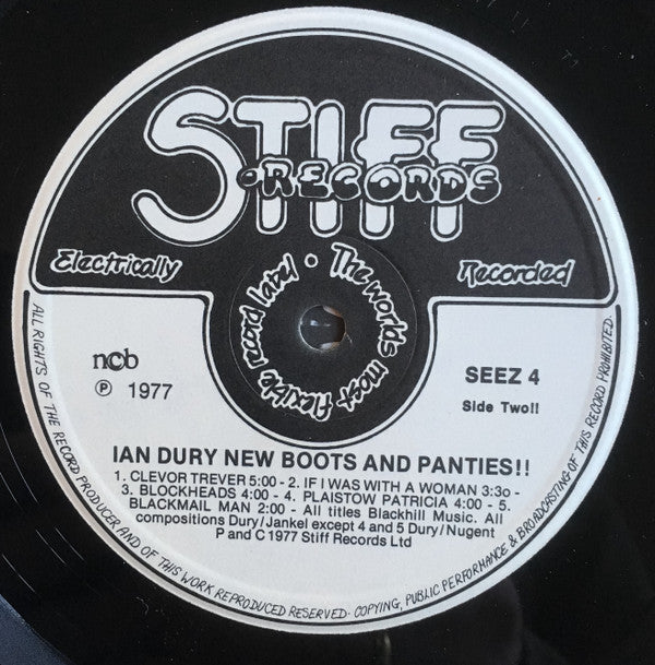 Ian Dury : New Boots And Panties!! (LP, Album)