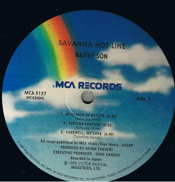 Native Son ~ Savanna Hot-Line (Vinyl) - Djungel & Jazz