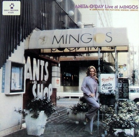 Anita O'Day With John Poole Trio Featuring Norman Simmons ~ Live At Mingo's (Vinyl) - Djungel & Jazz