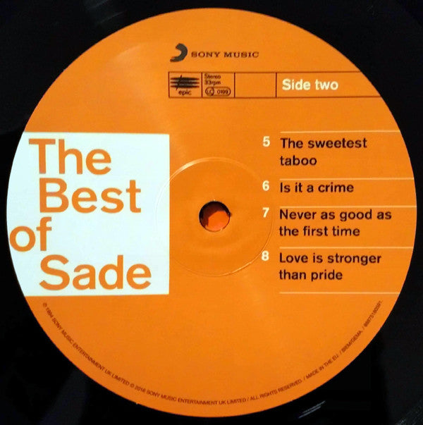 Sade ~ The Best Of Sade (Vinyl) - Djungel & Jazz