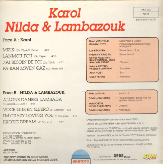 Karol / Nilda ~ 2 Stars 2 Tubes (Vinyl) - Djungel & Jazz