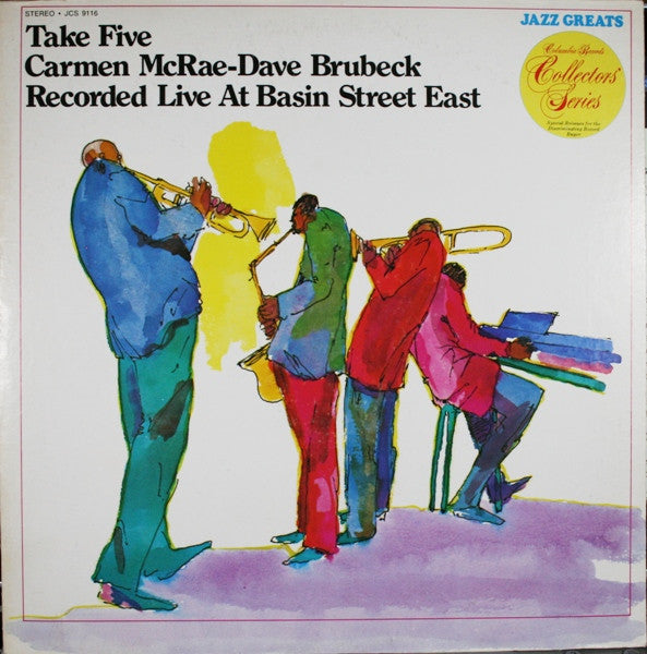 Carmen McRae - Dave Brubeck ~ Take Five (Recorded Live At Basin Street East) (Vinyl) - Djungel & Jazz