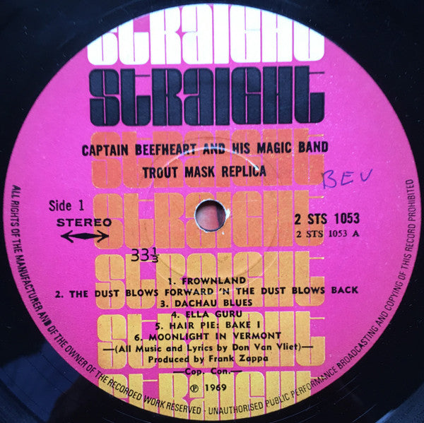 Captain Beefheart & The Magic Band : Trout Mask Replica (2xLP, Album)
