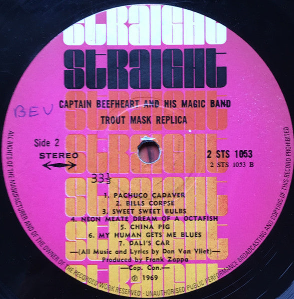 Captain Beefheart & The Magic Band : Trout Mask Replica (2xLP, Album)