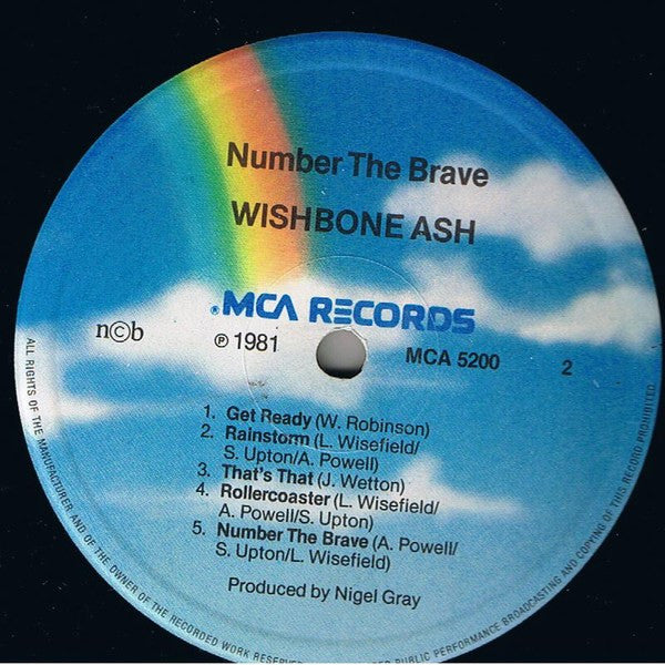 Wishbone Ash ~ Number The Brave (Vinyl) - Djungel & Jazz
