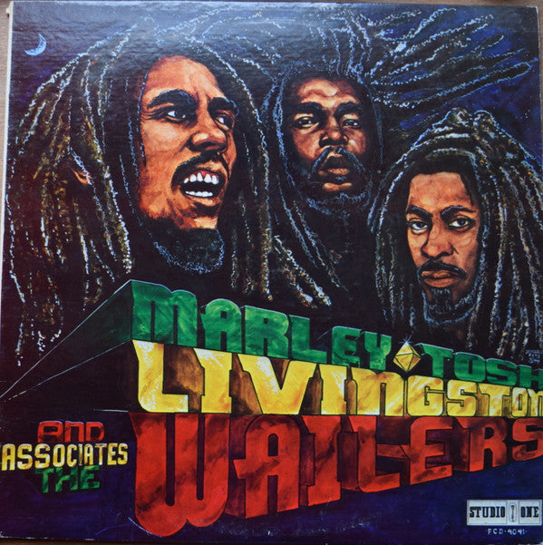 Bob Marley, Peter Tosh, Neville Livingston, The Wailers : Marley, Tosh, Livingston And Associate (LP, Comp, Red)