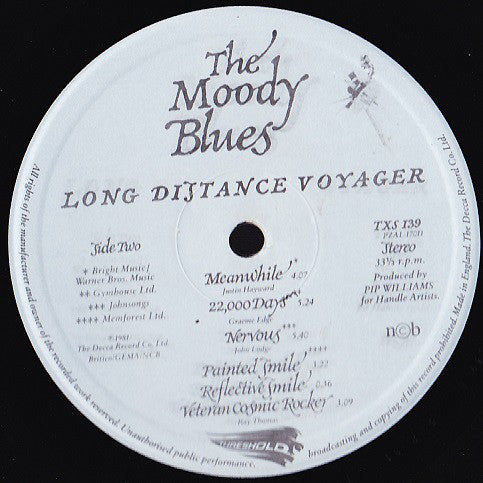 The Moody Blues ~ Long Distance Voyager (Vinyl) - Djungel & Jazz