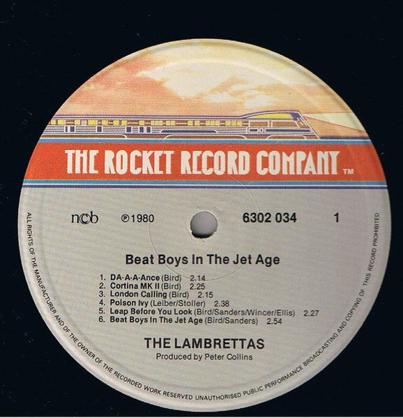 The Lambrettas ~ Beat Boys In The Jet Age (Vinyl) - Djungel & Jazz