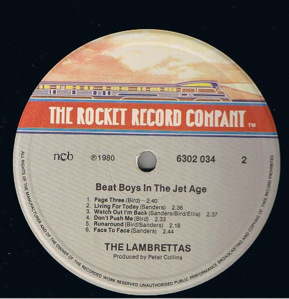 The Lambrettas ~ Beat Boys In The Jet Age (Vinyl) - Djungel & Jazz