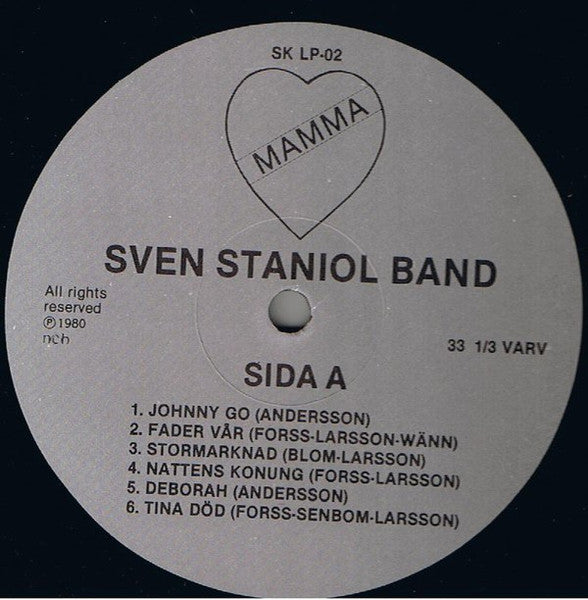 Sven Staniol Band : Sven Staniol Band (LP, Album)