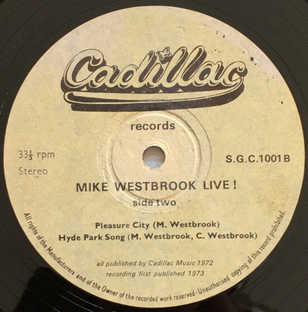 Mike Westbrook ~ Live (Vinyl) - Djungel & Jazz