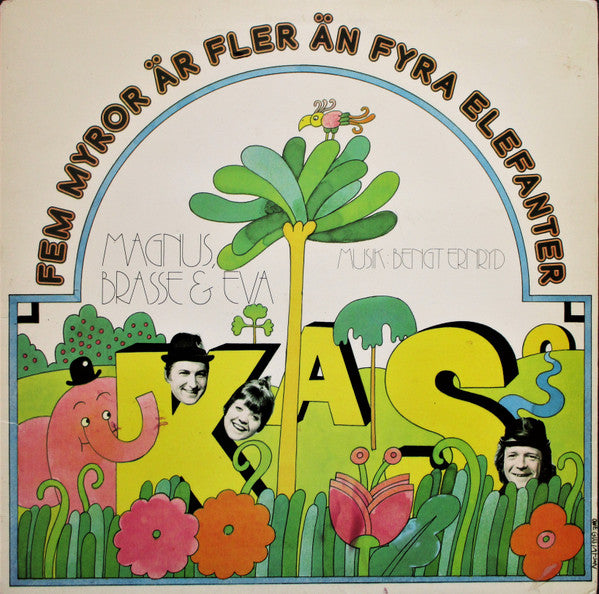 Magnus, Brasse & Eva ~ Fem Myror Är Fler Än Fyra Elefanter (Vinyl) - Djungel & Jazz