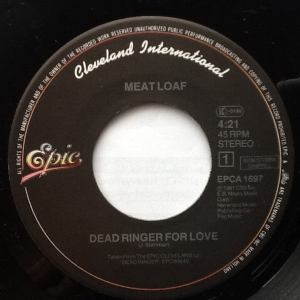 Meat Loaf ~ Dead Ringer For Love (Vinyl) - Djungel & Jazz