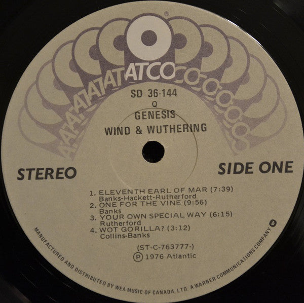 Genesis ~ Wind & Wuthering (Vinyl) - Djungel & Jazz