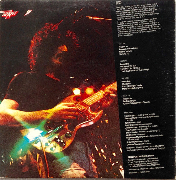 Zappa / Mothers ~ Roxy & Elsewhere (Vinyl) - Djungel & Jazz