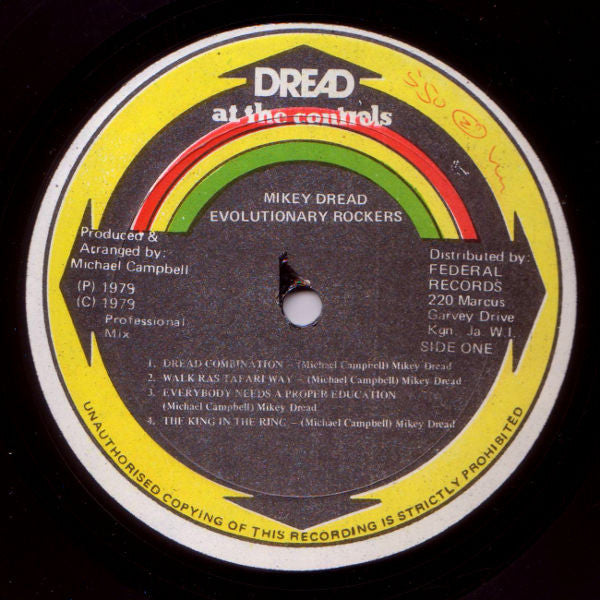 Mikey Dread : Evolutionary Rockers (LP, Album)