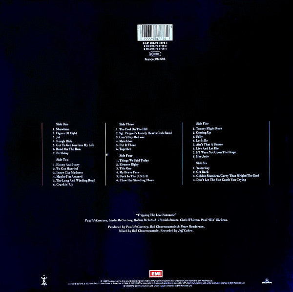 Paul McCartney ~ Tripping The Live Fantastic (Vinyl) - Djungel & Jazz