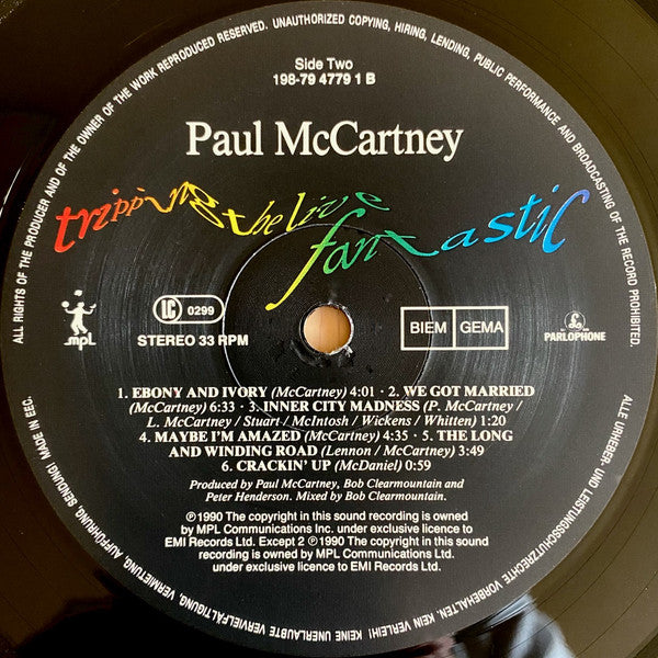 Paul McCartney ~ Tripping The Live Fantastic (Vinyl) - Djungel & Jazz
