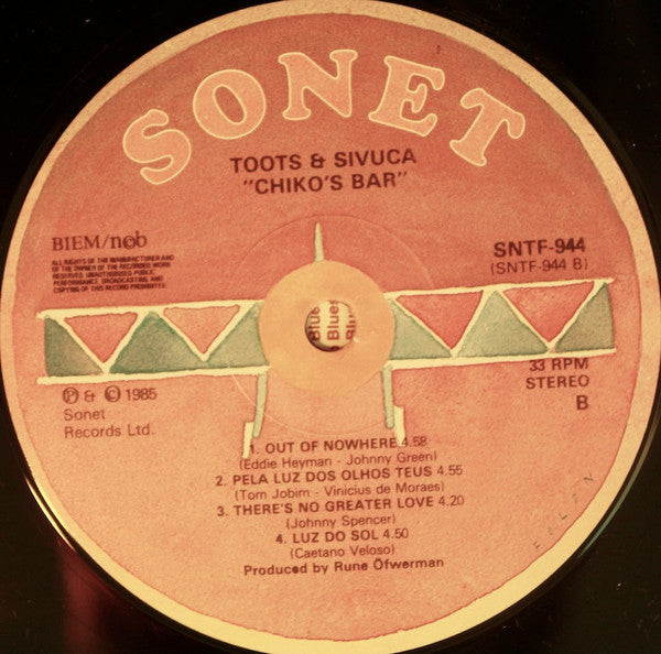 Toots* & Sivuca : Chiko's Bar (LP, Album)