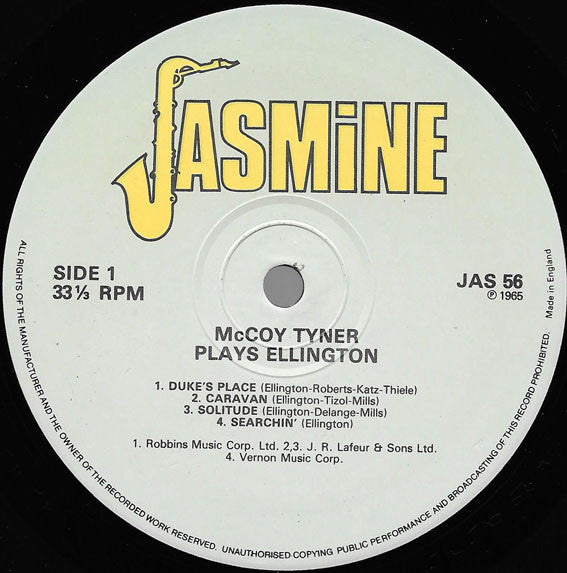 McCoy Tyner ~ McCoy Tyner Plays Ellington (Vinyl) - Djungel & Jazz