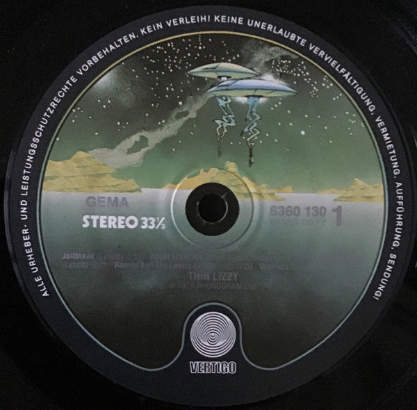 Thin Lizzy ~ Jailbreak (Vinyl) - Djungel & Jazz