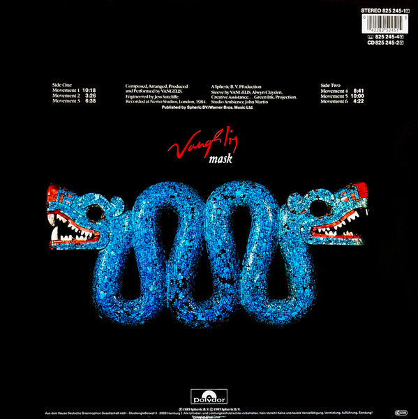 Vangelis ~ Mask (Vinyl) - Djungel & Jazz