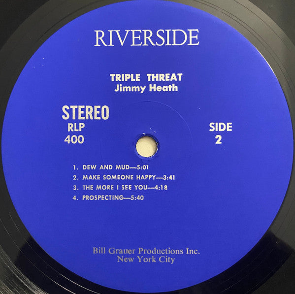 Jimmy Heath ~ Triple Threat (Vinyl) - Djungel & Jazz