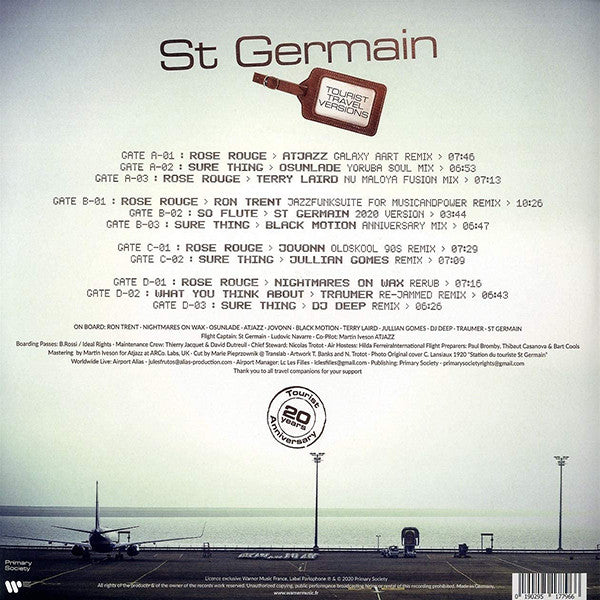 St Germain ~ Tourist Travel Versions (Vinyl) - Djungel & Jazz