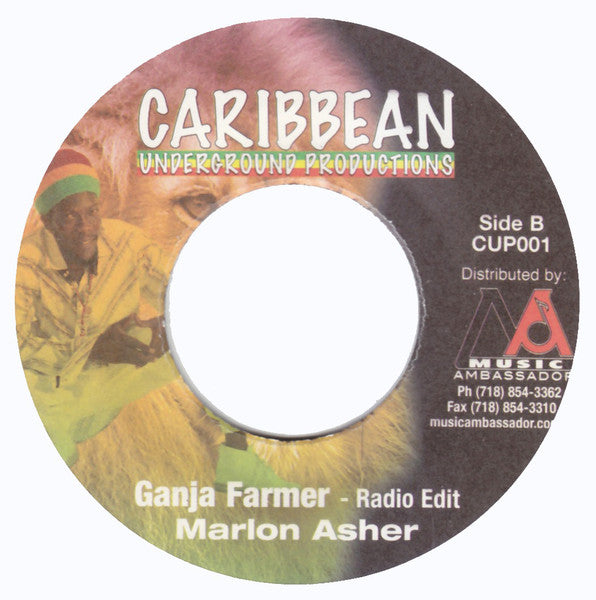 Marlon Asher : Ganja Farmer (7")