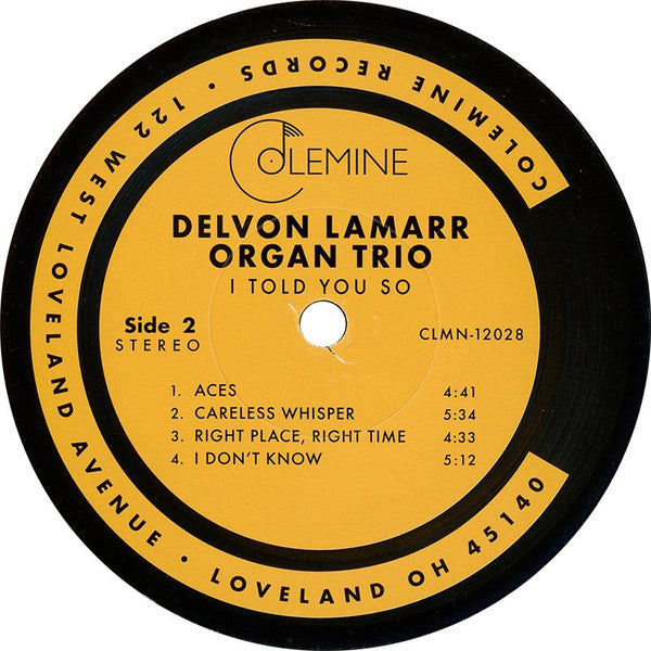 Delvon Lamarr Organ Trio : I Told You So (LP, Album, Gat)