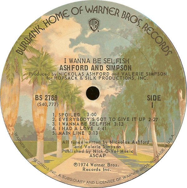 Ashford & Simpson ~ I Wanna Be Selfish (Vinyl) - Djungel & Jazz